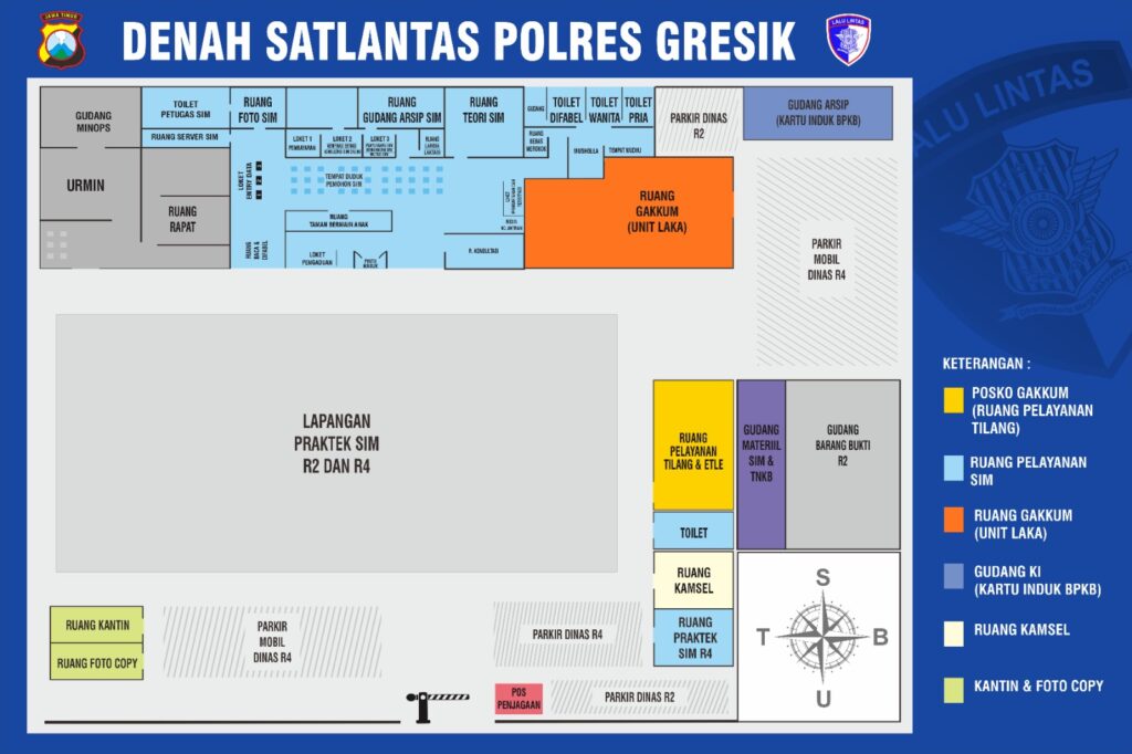 Denah Satlantas Polres Gresik 2025